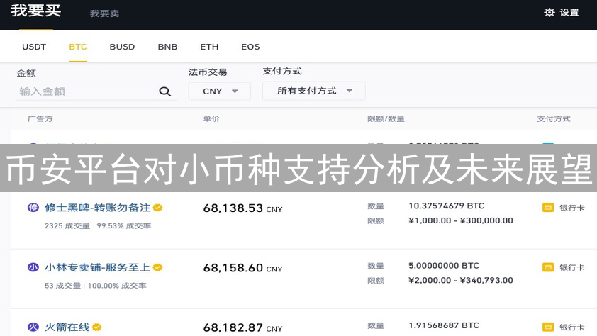 币安平台对小币种支持分析及未来展望