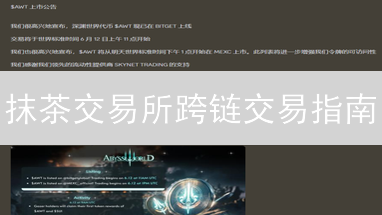 抹茶交易所跨链交易指南：探索无限可能