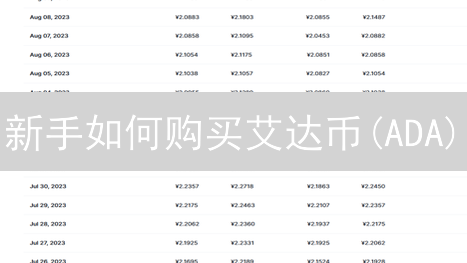 新手如何购买艾达币(ADA)？一步到位，避开所有坑！