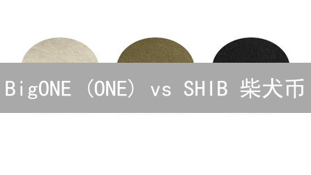 BigONE (ONE) vs SHIB 柴犬币：谁是币圈的潜力股？深度对比！