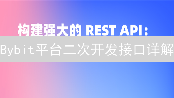 Bybit平台二次开发接口详解：API使用指南与实战技巧