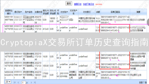 CryptopiaX交易所订单历史查询指南：轻松追踪您的交易记录