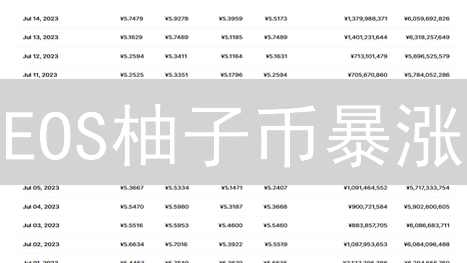 EOS柚子币暴涨？人民币交易攻略与未来价值揭秘！