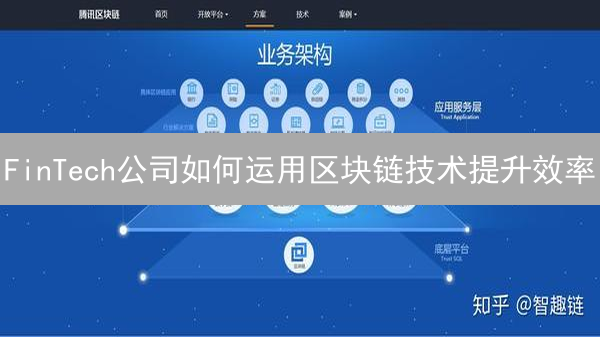 FinTech公司如何运用区块链技术提升效率？