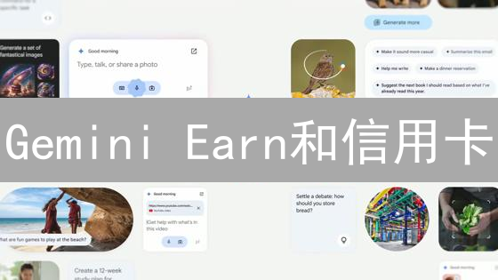 Gemini Earn和信用卡：加密货币生息与快速资金获取