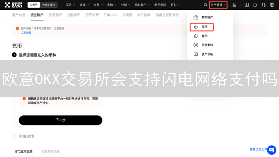 欧意OKX交易所会支持闪电网络支付吗？深度解析！