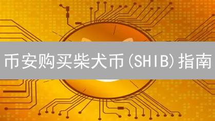 币安购买柴犬币(SHIB)指南：注册、充值与交易详解